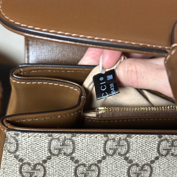 ✨ Gucci Horsebit 1955 GG Supreme Top Handle Bag w/ COA & 2 Straps ✨ - Picture 16 of 16